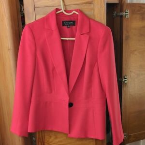 Black Label Women's Vibrant Red Suit Jacket